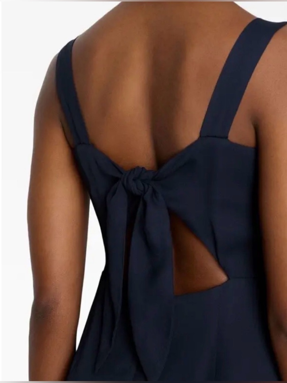 Armani Exchange Black Square-Neck Mini Dress - Picture 3 of 4
